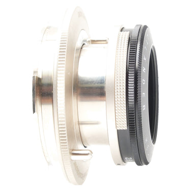 Voigtlander Heliar 40mm f2.8 side profile with knurled barrel