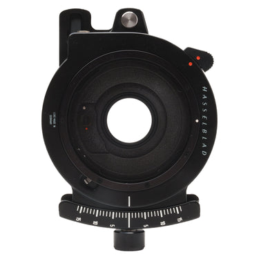 Hasselblad PC-Mutar 1.4x shift converter front view with Hasselblad marking and shift scale