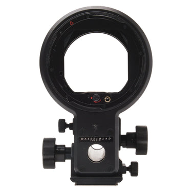Hasselblad Automatic Bellows front view showing lens mounting flange and Hasselblad Sweden nameplate