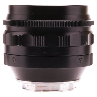 Voigtlander Nokton 50mm f1.1 barrel with serial number and Lens Made in Japan engraving