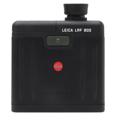 Leica LRF 800 Rangemaster laser rangefinder front view with model label and eyepiece