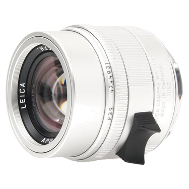 Leica APO-Summicron-M 50mm front element side view with Made in Germany engraving