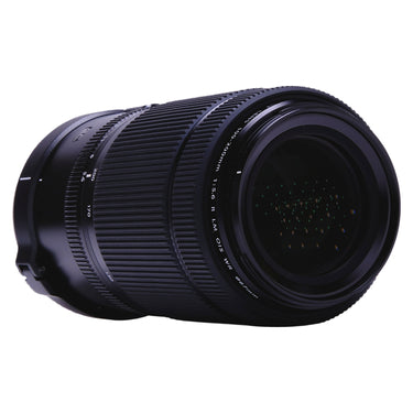 Fujifilm GF 100-200mm angled view of front element and barrel markings