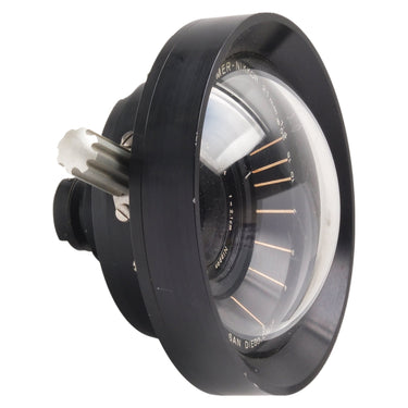 Nikon MER-Nikkor 21mm f4 angled view of front dome and focus gear