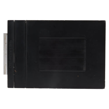 Graflex 4x5 Graphic back plate with dark viewing window and darkslide edge