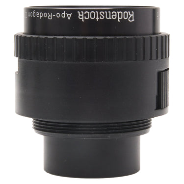 Rodenstock Apo-Rodagon D 75mm f4 side view with name ring and mount threads