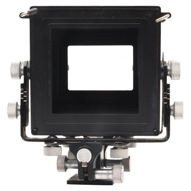 Galvin 2x3 view camera front standard with movement knobs