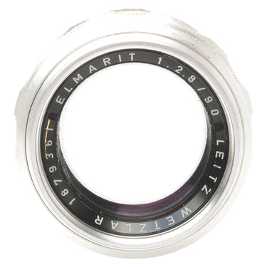 Leica Elmarit 1:2.8/90 Leitz Wetzlar front element with engraved serial 1879361