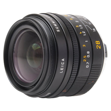 Leica 28mm f1.4 Summilux-M ASPH front element with Leica engraving
