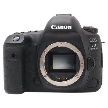 Canon EOS 5D Mark IV front view with bare lens mount and sensor