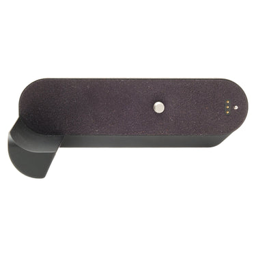 Leica HG-DC1 handgrip base with alignment pin, locking pin, and gold charging contacts