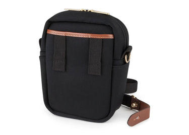 Billingham Compact Stowaway Black Canvas/ Tan Leather