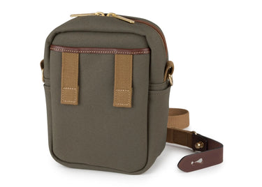 Billingham Compact Stowaway Sage FibreNyte / Chocolate Leather