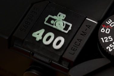 Made in Wetzlar Hot Shoe Film Speed Set - Black w/ Glow In the Dark Green