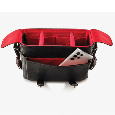 Oberwerth Edward M Bag Casual Black with Red Stitching