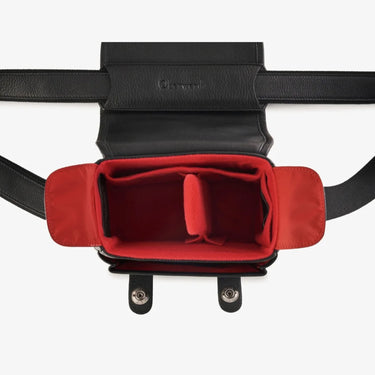 Oberwerth Q Bag Casual - Black w/ Red