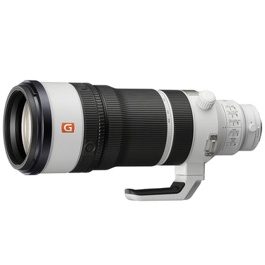 Sony FE 100-400mm F4.5-5.6 GM OSS super-telephoto zoom lens, front view — Camera West