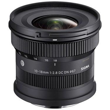 Sigma 10-18mm F2.8 DC DN Contemporary, front view - Camera West
