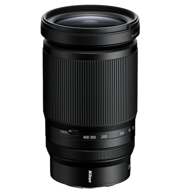 Nikon NIKKOR Z 28-400mm f/4-8 VR, front view. Camera West