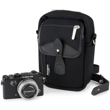 Billingham Airline Stowaway Black Canvas / Black Leather