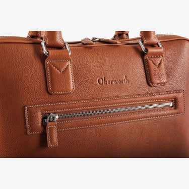 Oberwerth Warren 1Z Luxury Laptop Bag - Muscat Gold