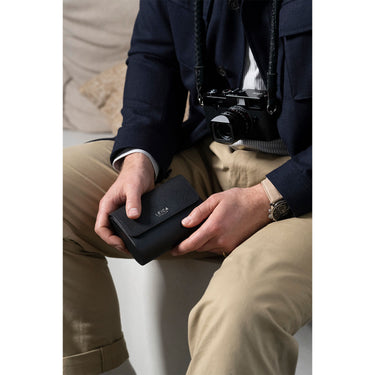 Leica Film Roll Holder, leather, black