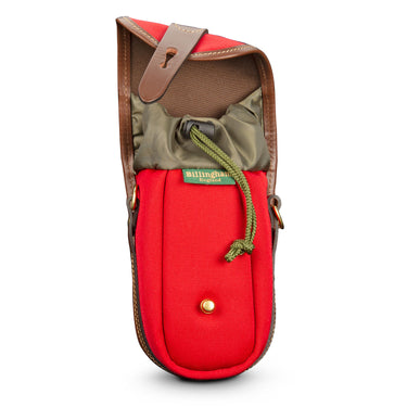 Billingham TEN-16 Burgundy Canvas/Chocolate