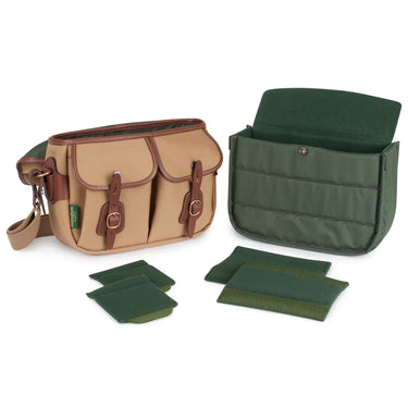 Billingham Hadley Small Pro Sage Fibrenyte / Chocolate Leather