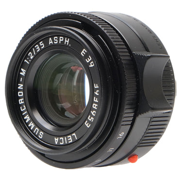 Leica 35mm f2 Summicron-M Asph, Black, Hood 3938953