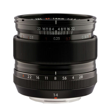 Fujifilm XF 14mm f/2.8 R lens, side view - Camera West