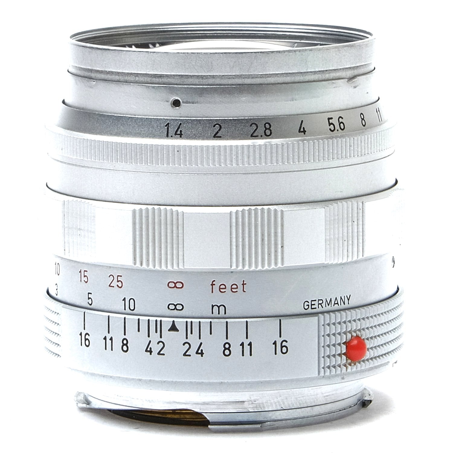 Leica 50mm f1.4 Summilux V1, Silver, Hood 1688749