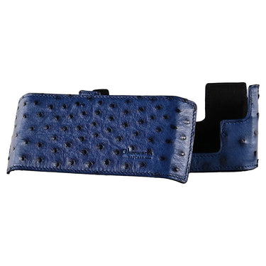 Oberwerth Blue Ostrich TagCase for Leica M11