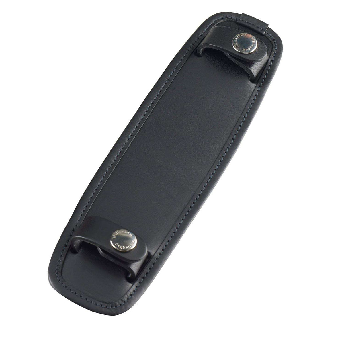 Billingham SP-40 Shoulder Pad - Black Leather / Nickel Coated Studs
