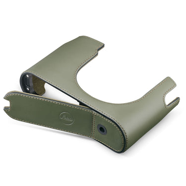 Leica Q3 Leather Halfcase - Olive Green