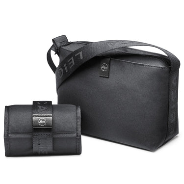 Leica Crossbody Bag SOFORT, M, Recycled Polyester, Black