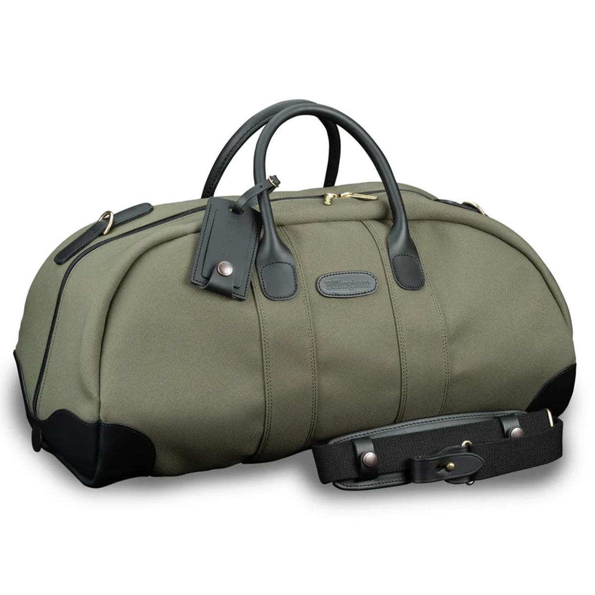 Billingham Weekender - Sage Fibrenyte / Black Leather