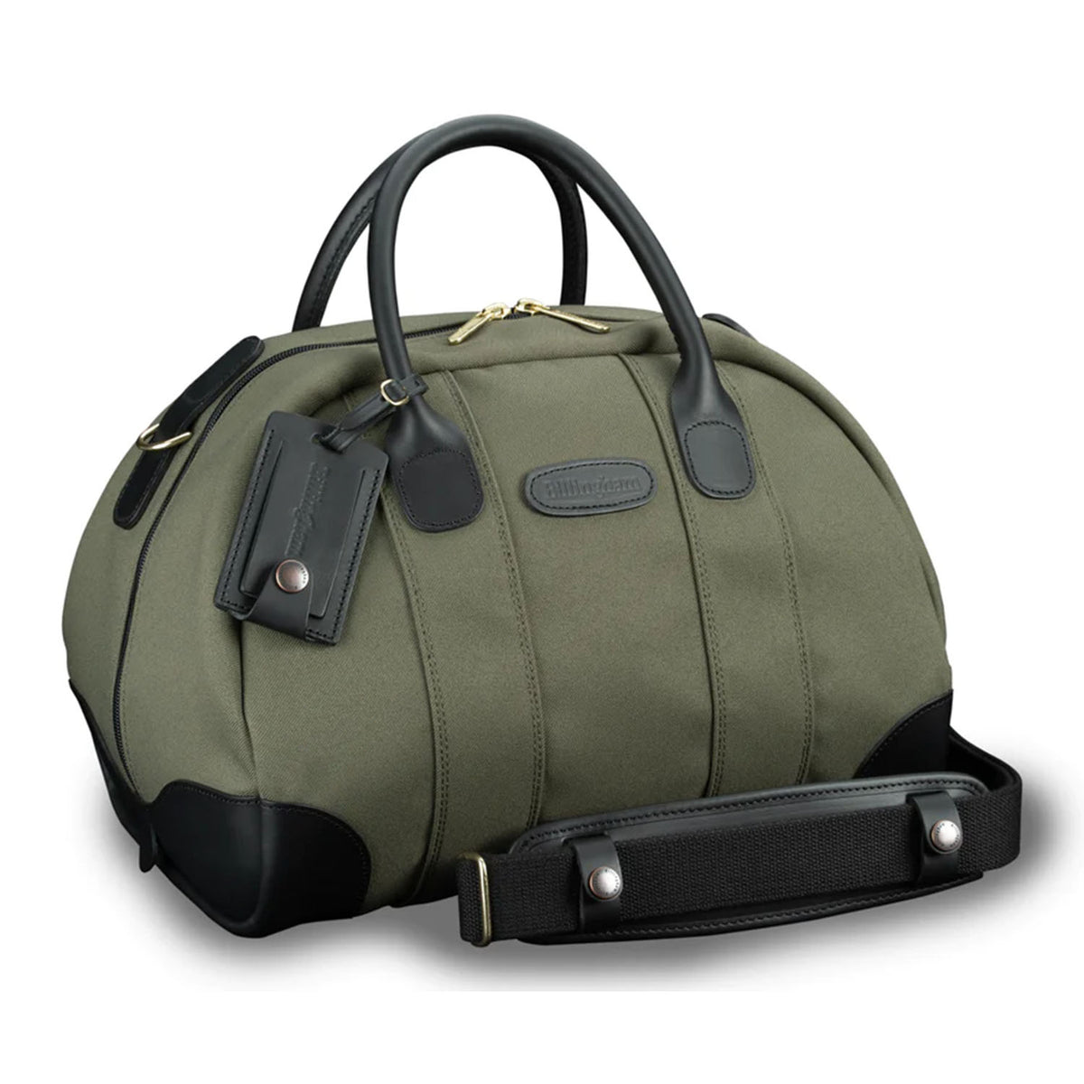 Billingham Overnighter - Sage Fibrenyte / Black Leather