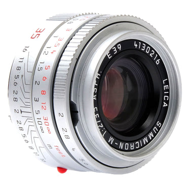 Leica 35mm f2 Summicron-M Asph, Silver, Boxed 4130216