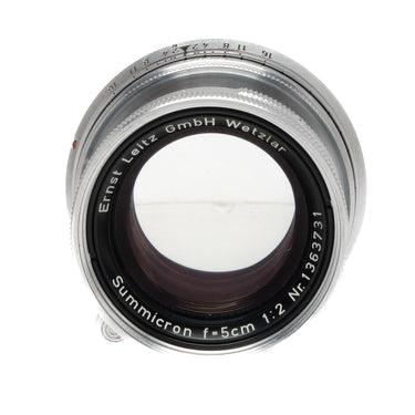 Leica 50mm f2 Summicron Collapsible, engraved 1363731