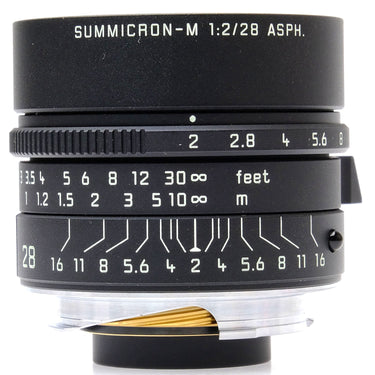 Leica 28mm f2 Summicron-M Matte Black, Boxed 4792431