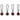 Peak Design Anchor 4-Pack - Black / Red