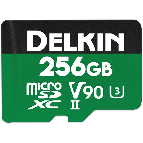 Delkin 256GB Micro SD UHS-II