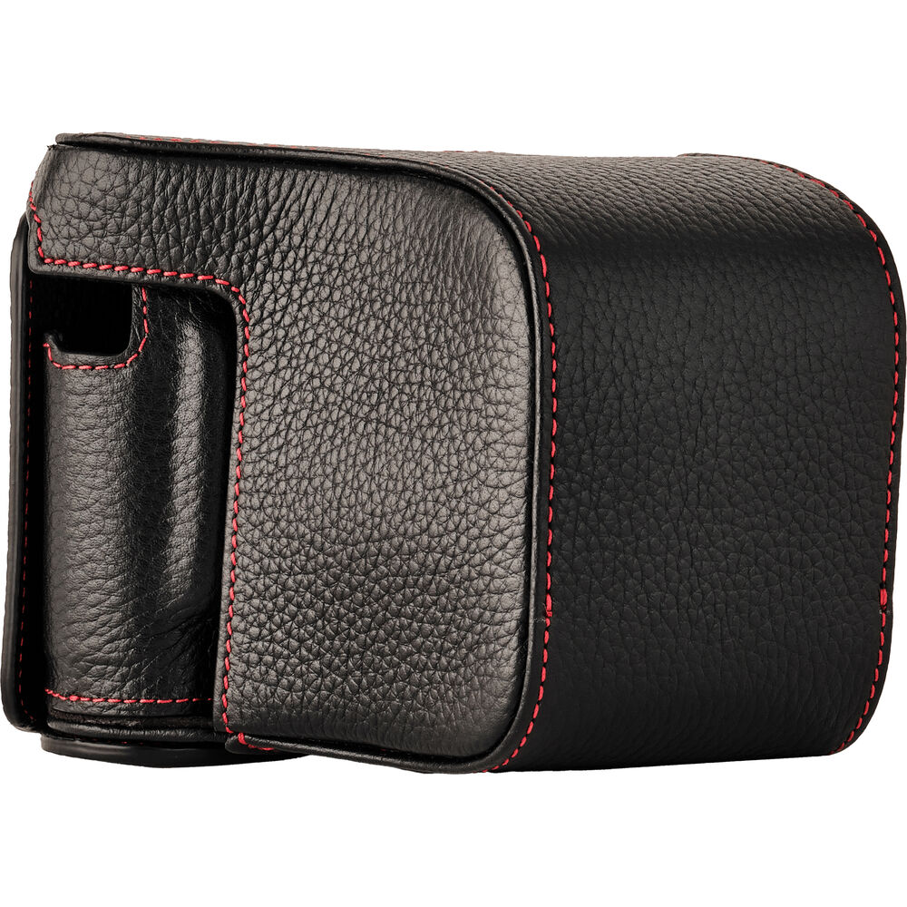 Oberwerth Everready Case for Q3 - Black w/ Red Stitching