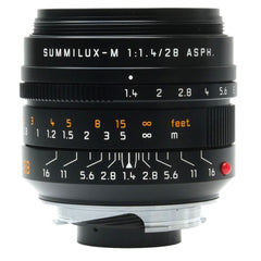 Leica 28mm f1.4 Summilux-M, Black, Hood 4246763