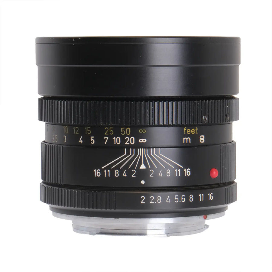 Leica 90mm f2 Summicron-R, coating front 2400486