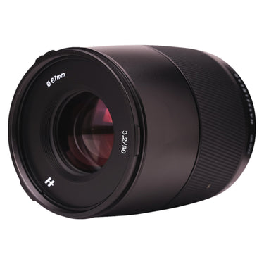 Hasselblad XCD 90mm front three-quarter view showing front glass