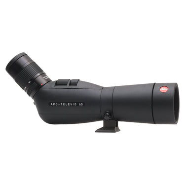Leica APO-Televid 65 left side profile with angled zoom eyepiece