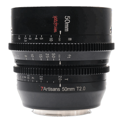 7 Artisan 50mm f2 Spectrum L Mount Cine, Boxed 91644