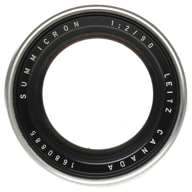 Leica 90mm f2 Summicron Silver Boxed,1680885