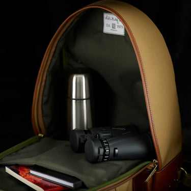 Billingham Rucksack 35 Black Canvas / Tan Leather